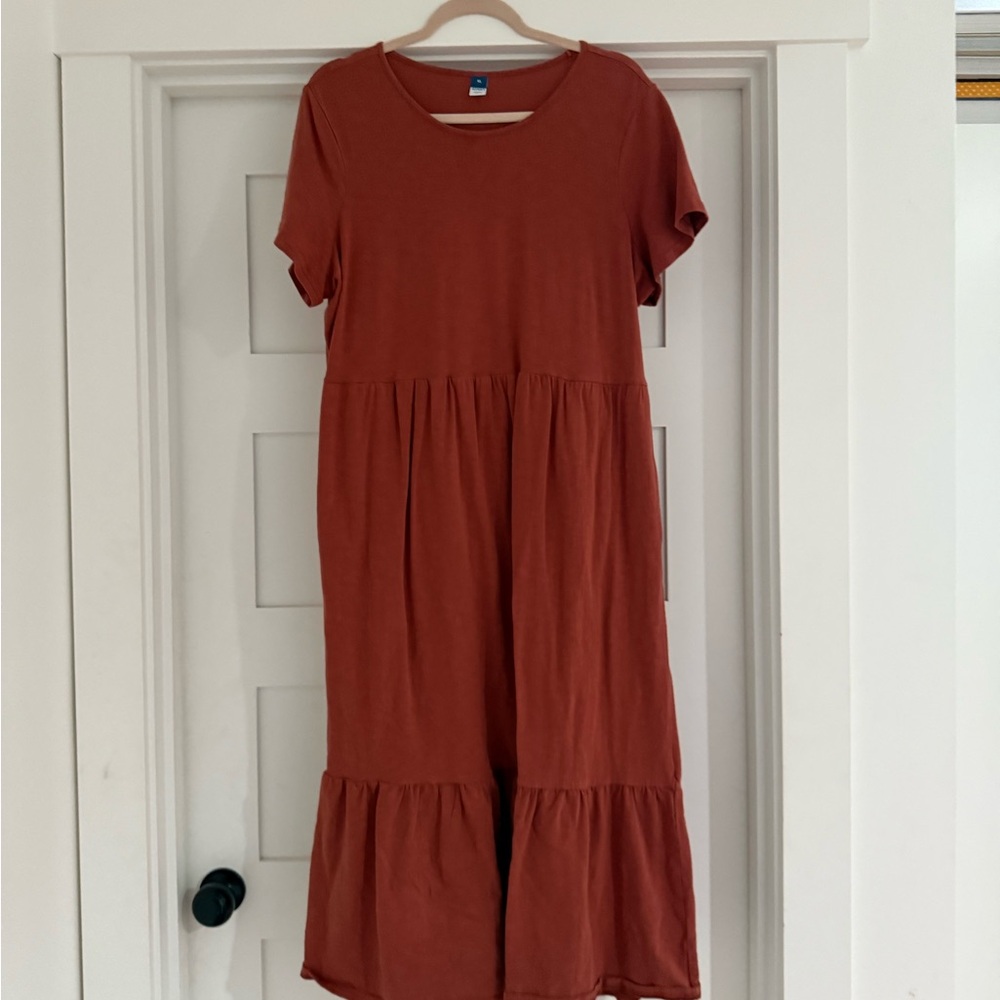Old Navy Terracotta Midi Dress